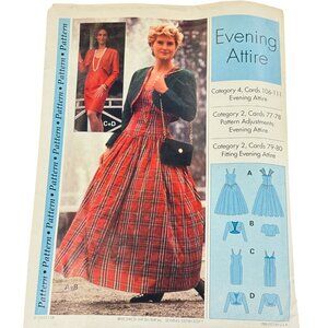 Sewing Step By Step Sew Pattern Evening Attire Size 4-22 Dress & Jacket